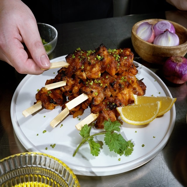 Ayam Masak Merah Skewers Ayam Masak Merah Skewers